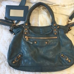 Balenciaga Atlantique Lambskin Motorcycle Bag